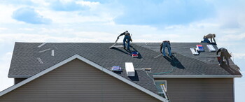 Roof Installation by New England Roofing & Siding